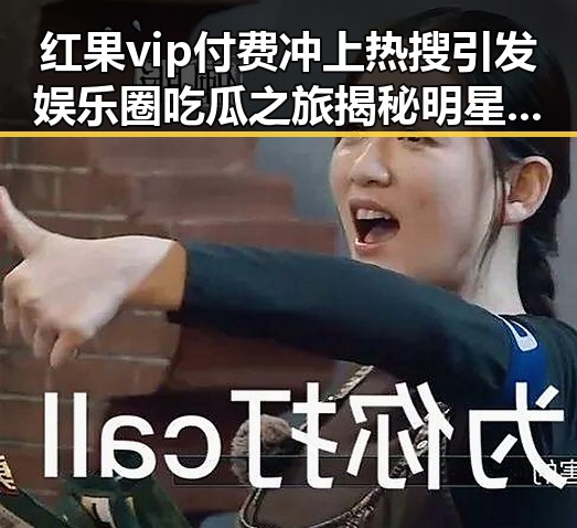红果vip付费冲上热搜引发娱乐圈吃瓜之旅揭秘明星背后故事